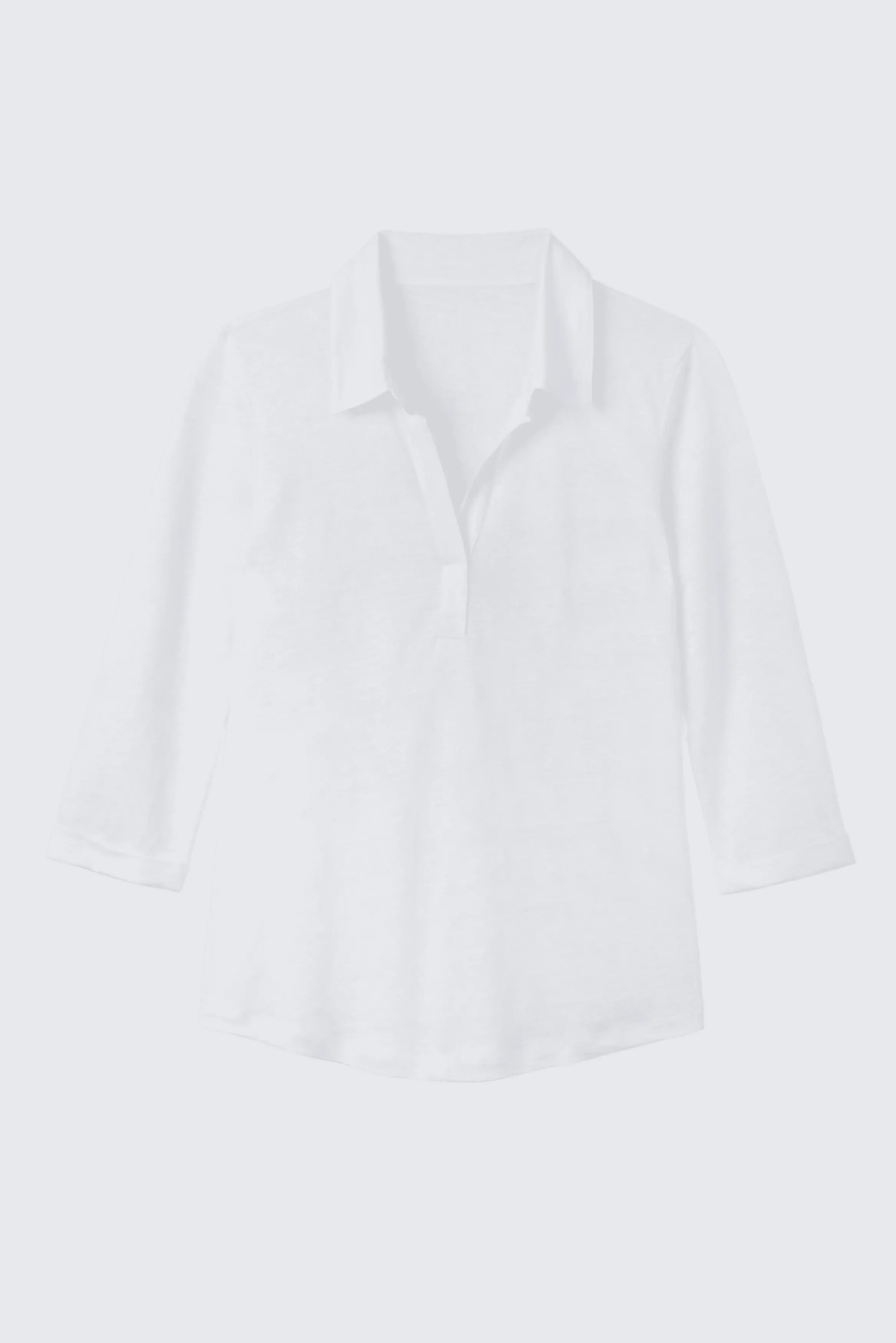 Collared Linen T-shirt - Image 7
