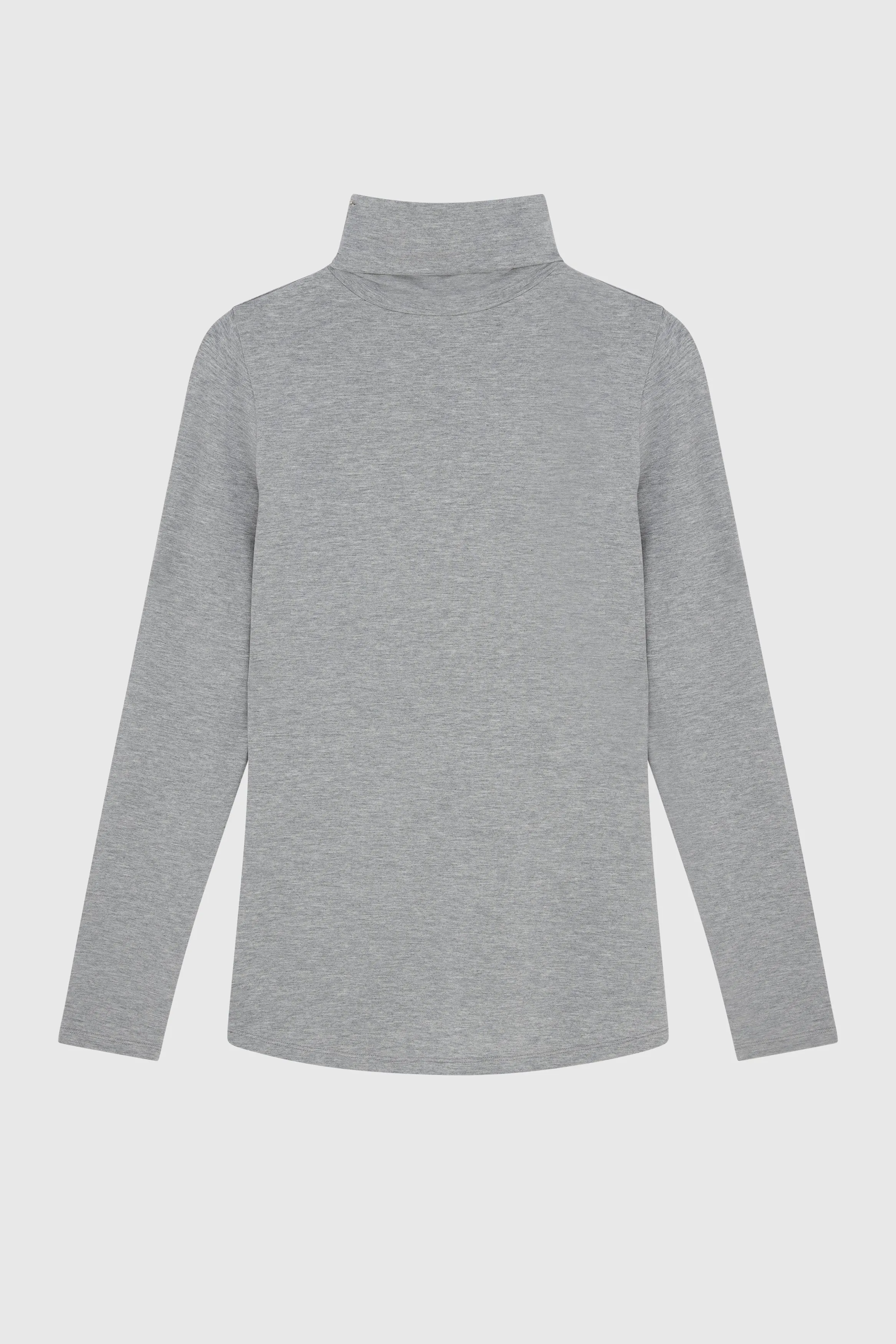 Roll Neck Micro Modal Top - Image 12
