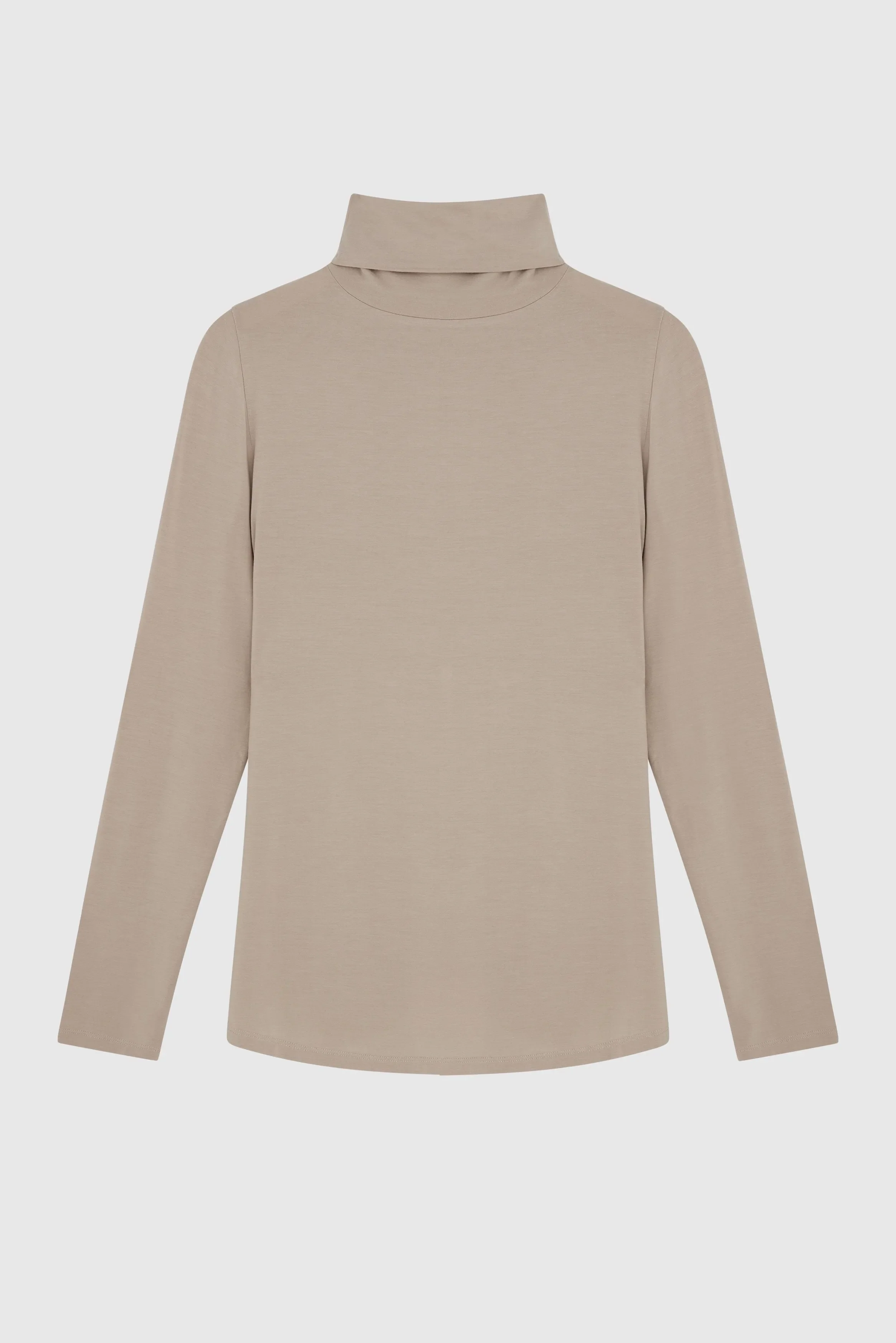 Roll Neck Micro Modal Top - Image 6