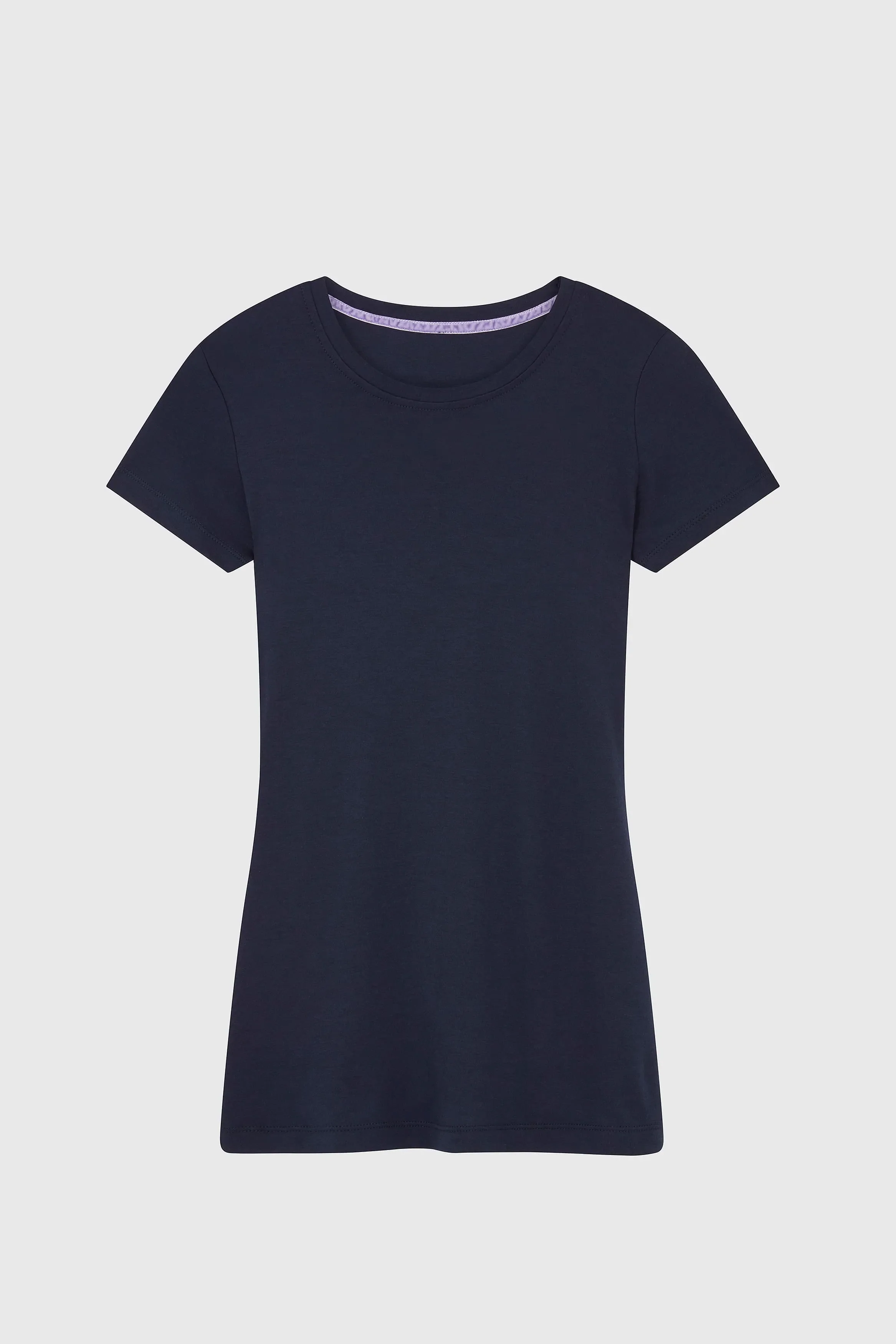Crew Neck Cotton Modal T-shirt - Image 6