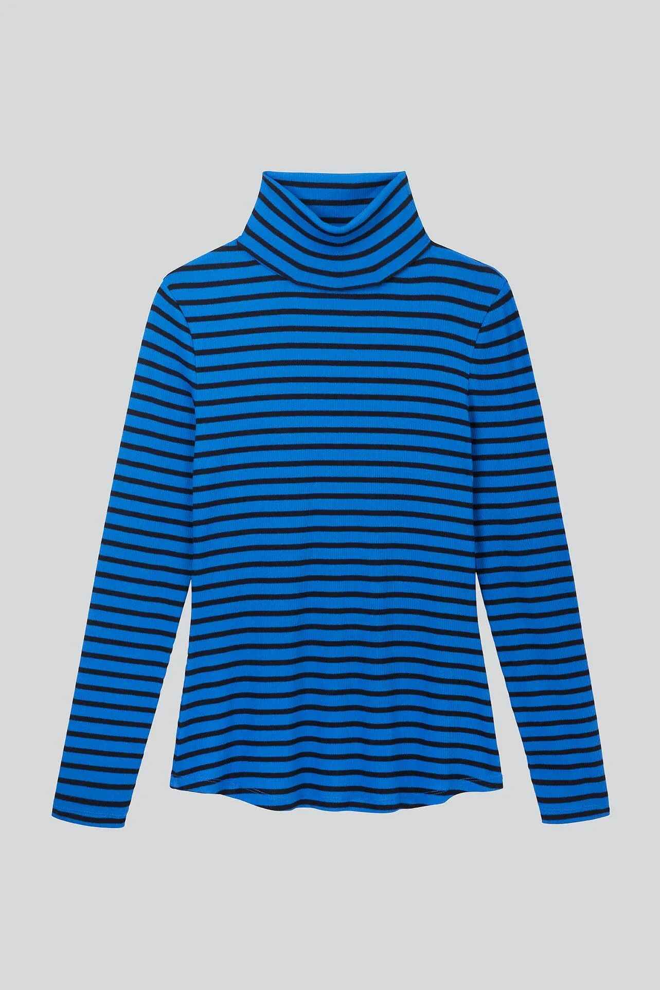 Striped Cotton Roll Neck - Image 14