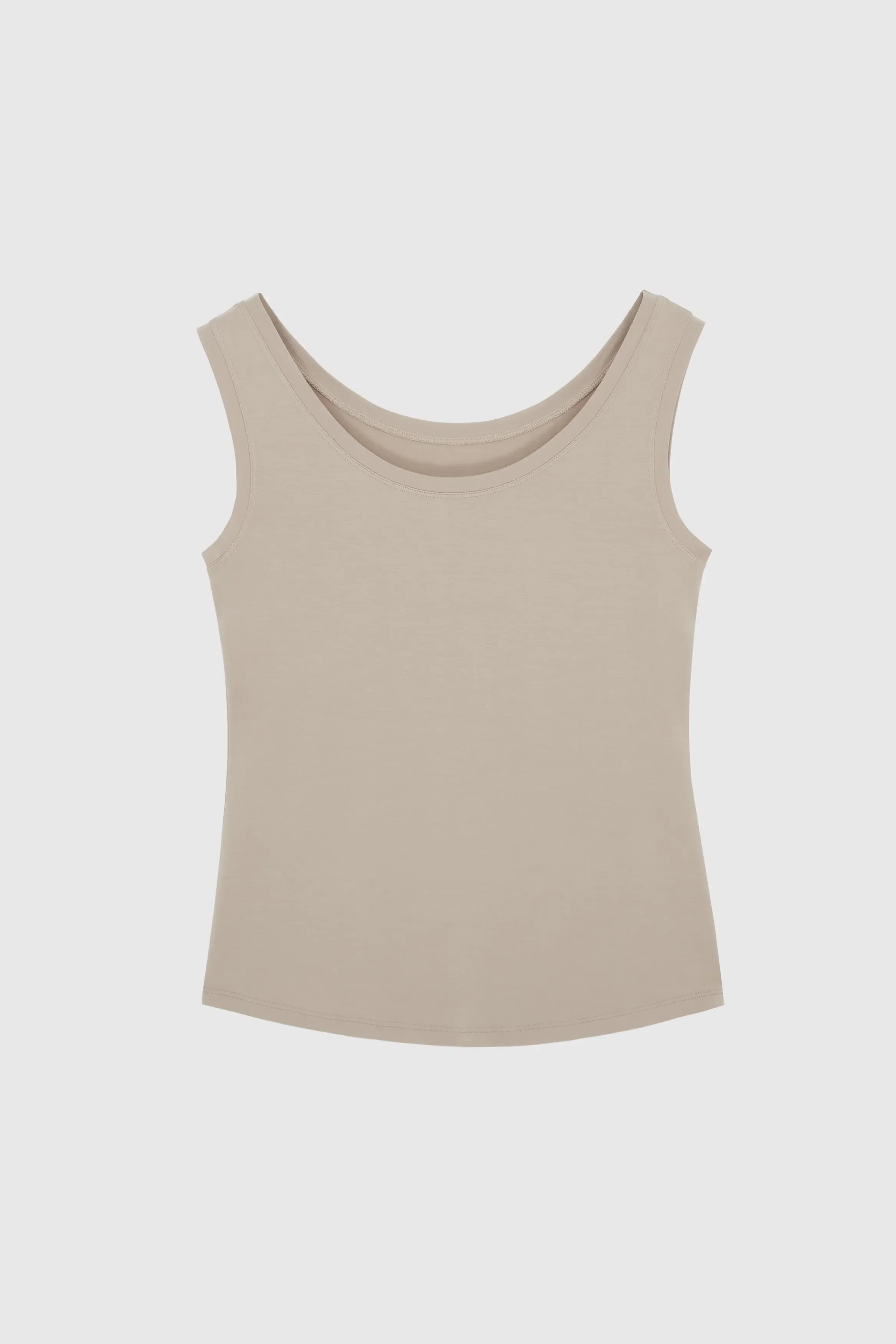 Sleeveless Micro Modal Vest Top - Image 10