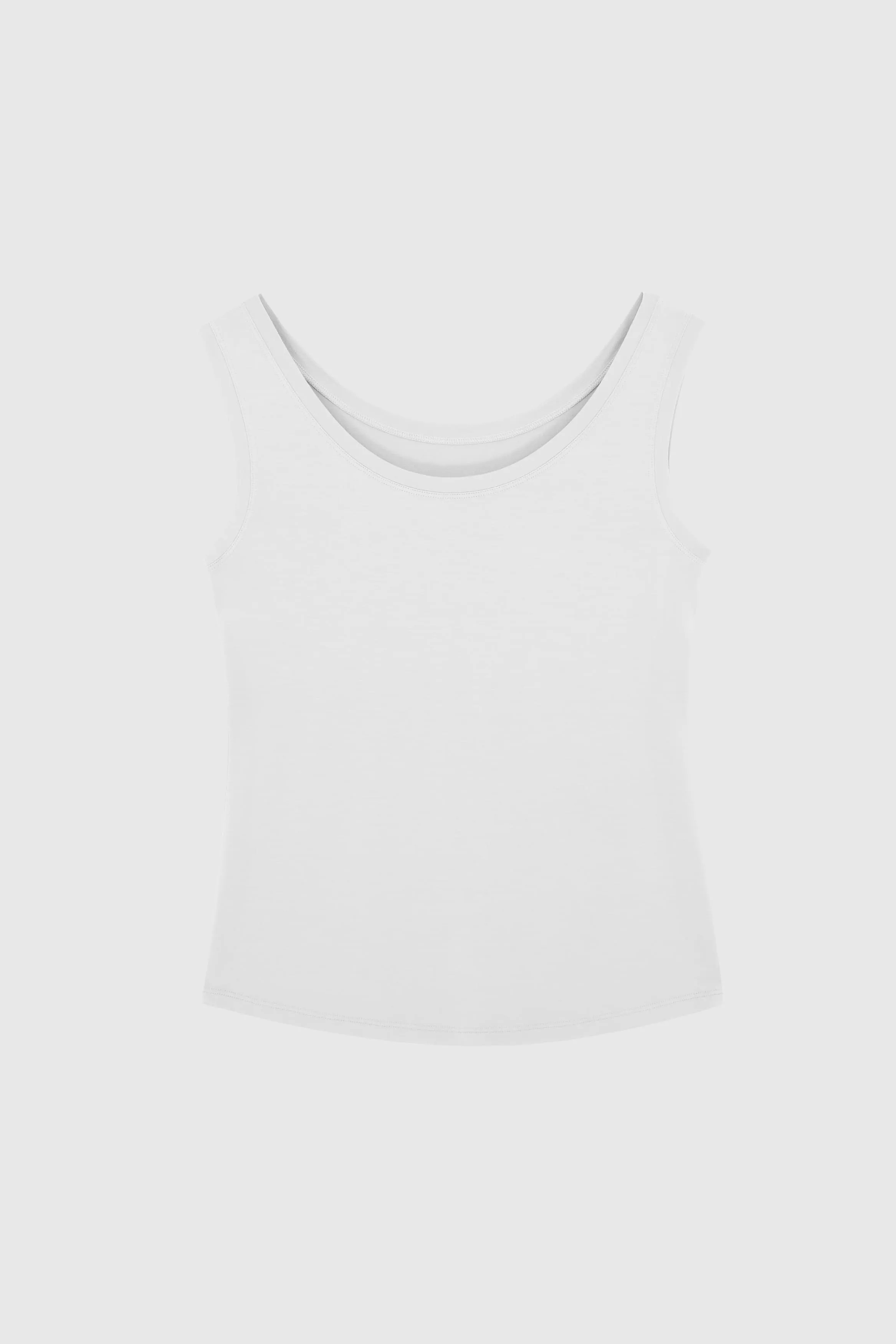 Sleeveless Micro Modal Vest Top - Image 14